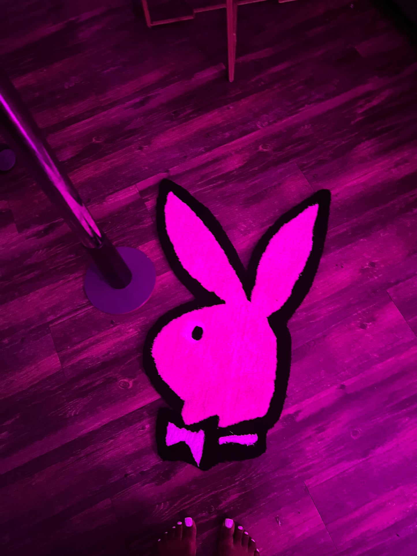 Playboy Bunny Tufted Rug