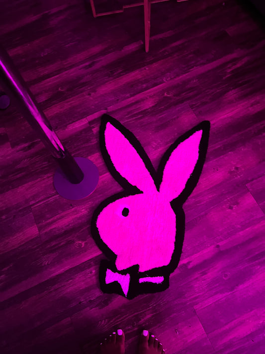 Playboy Bunny Tufted Rug