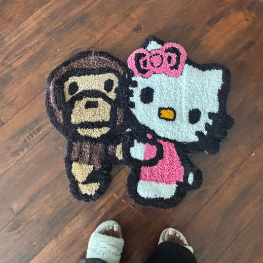 Hello Kitty X Bape Rug💕