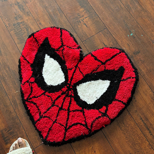 Spider-Man Tufted Rug 🕷️❤️