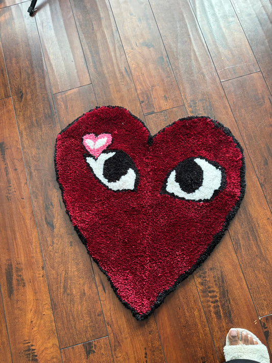 CDG Heart Rug ❤️